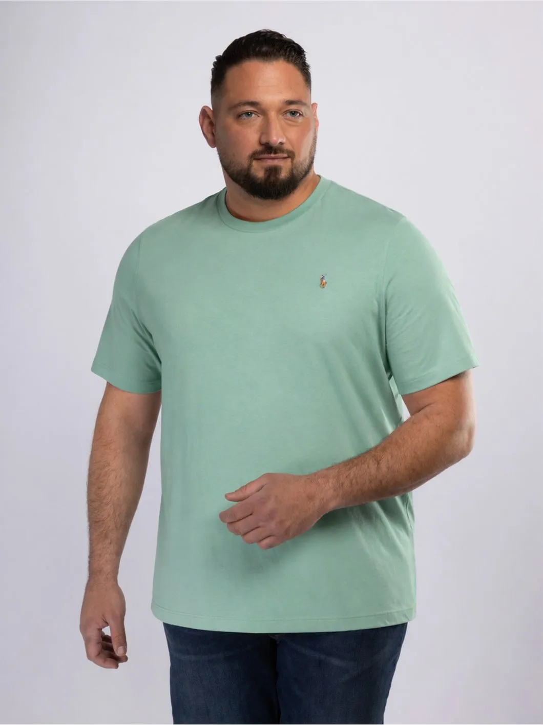 Tee-Shirt Interlock Grande Taille Vert